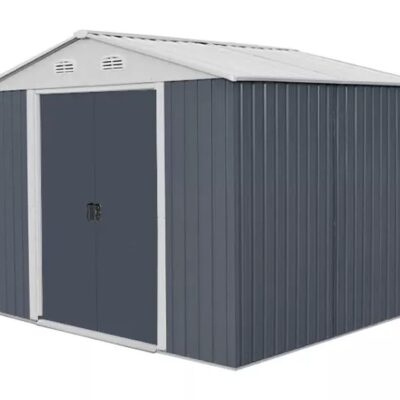 HECHT8X8PLUS - Magazie gradina din tabla 248 x 248 x 208 cm