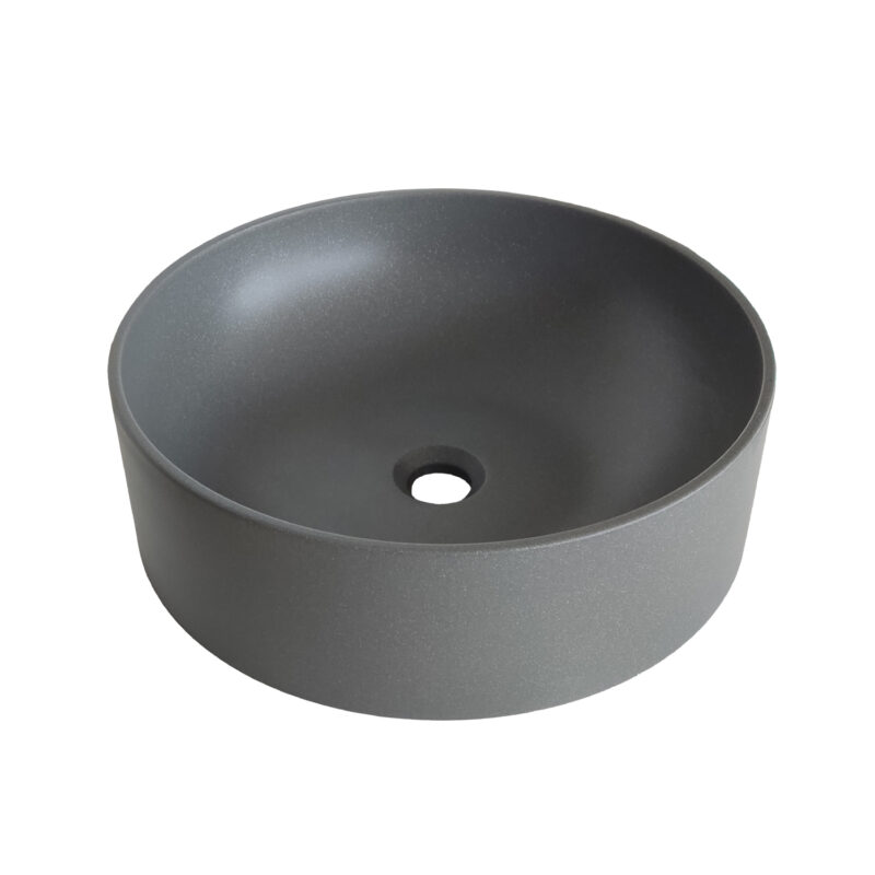 Lavoar de baie din granit Circle - Gri