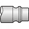 1/4"