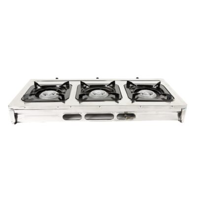 Mini aragaz portabil, Detoolz, 8.4kW, 3 ochiuri, Piezo