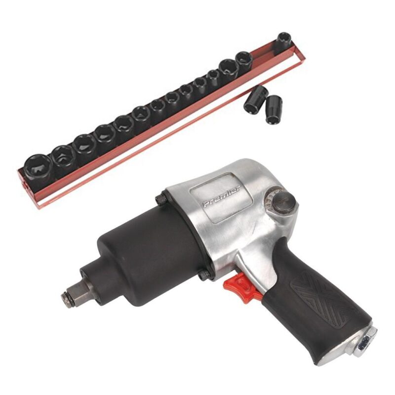 Pistol pneumatic de insurubat si chei tubulare de impact