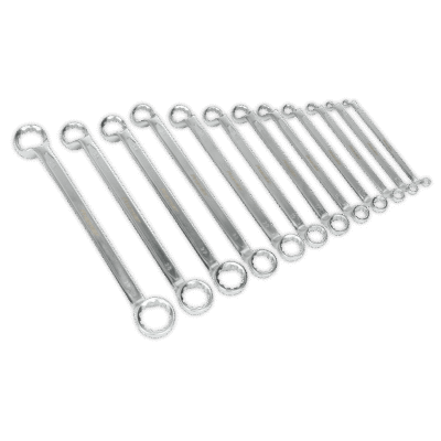 Set chei inelare 12 piese 6 × 7 – 30 × 32 mm Sealey