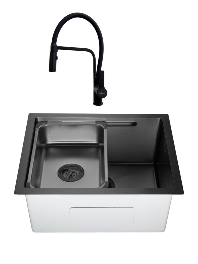 SET Chiuveta din inox SanDonna HD5040 sub blat SET Chiuveta din inox SanDonna HD5040 sub blat