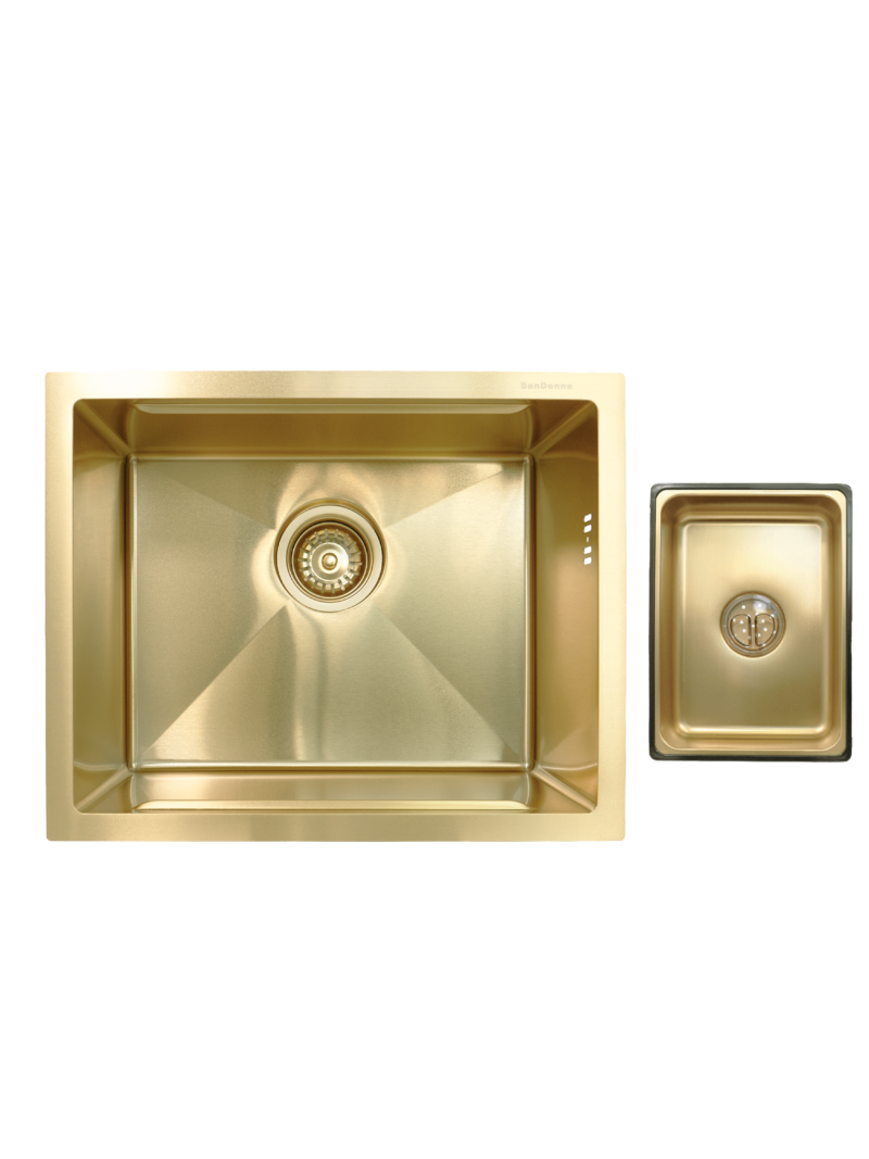 Chiuveta de bucatarie handamde Sandonna HD5040 sub blat - Auriu Chiuveta de bucatarie handamde Sandonna HD5040 sub blat - Auriu