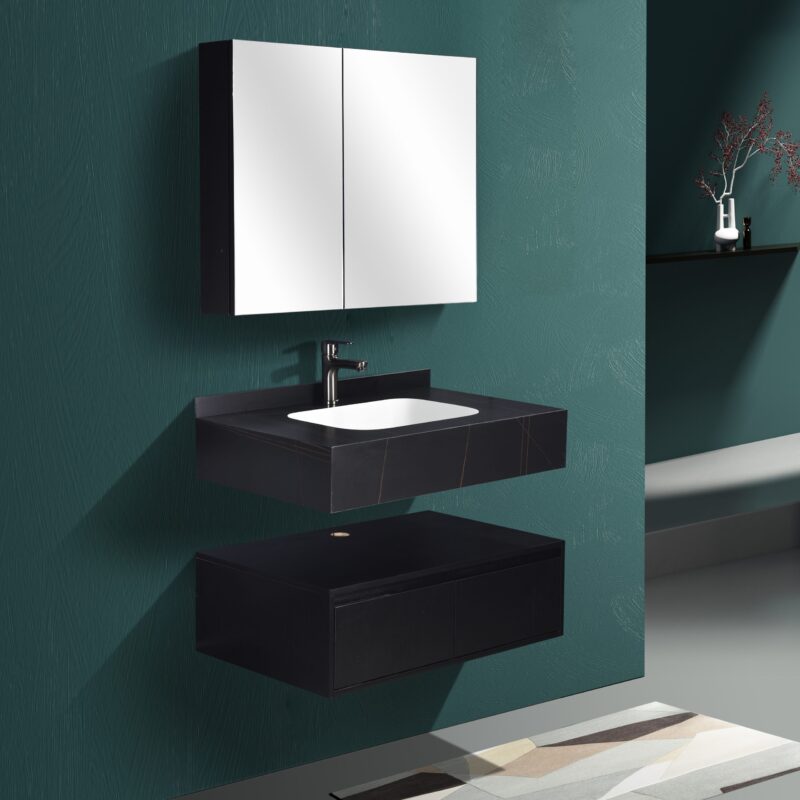 Set de baie NOVA negru - 60x50x15