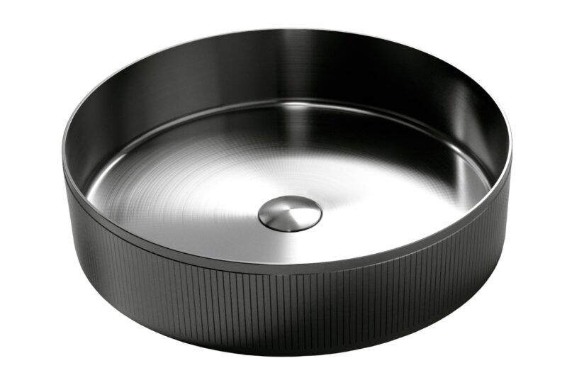 Lavoar de baie din inox Sandonna HD400 - Negru Lavoar de baie din inox Sandonna HD400 - Negru