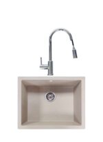 SET Chiuveta SanDonna JOANNA sub blat + Baterie SanDonna CAMI - Bej SET Chiuveta SanDonna JOANNA sub blat + Baterie SanDonna CAMI - Bej