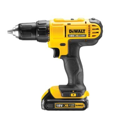 Masina de insurubat/gaurit DeWalt, DCD771C2, acumulator LI-ION, 1.3 Ah, 18 V