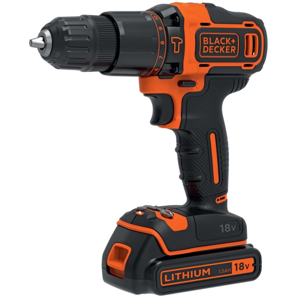 Masina de gaurit si insurubat Black&Decker, BDCHD18, acumulator LI-ION 1.5Ah 18V - SimpleTools