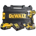 Masina de insurubat cu impact DeWalt de 1/4 ", DCF887P2-QW , 2 x  acumulator XR Li-Ion 5.0 Ah 18 V, geanta pentru transport - SimpleTools