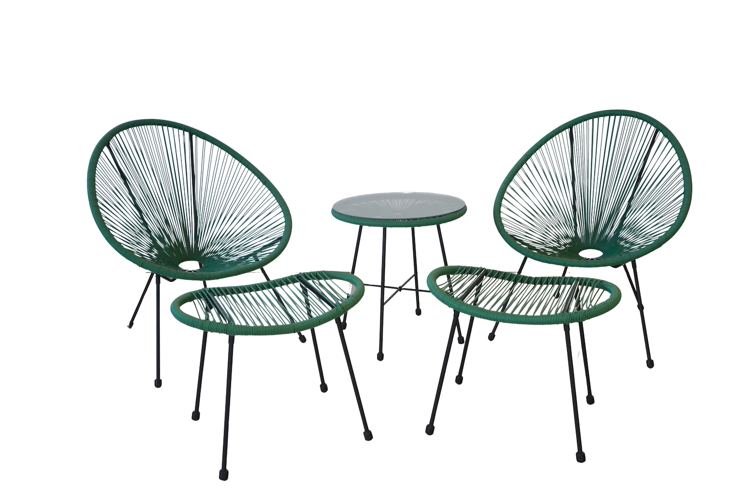 Set mobilier terasa/gradina KLUGMEISTER KLFC042, doua scaune + masa + doua suporturi picioare, verde – In lucru Set mobilier terasa/gradina KLUGMEISTER KLFC042, doua scaune + masa + doua suporturi picioare, verde - In lucru