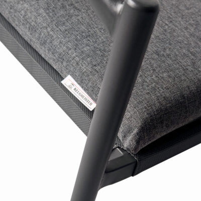 Set mobilier tarasa/gradina KLUGMEISTER KJF11196, doua scaune + masa, cu perne incluse, culoare gri - In lucru