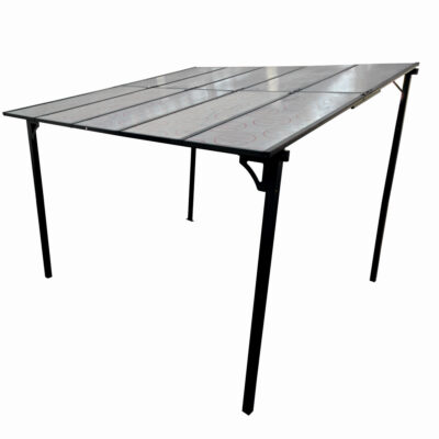 Pergola pentru terasa/gradina din otel si aluminiu KLUGMEISTER KJF4133, dimensiuni 300x300x250/190 cm, culoare gri