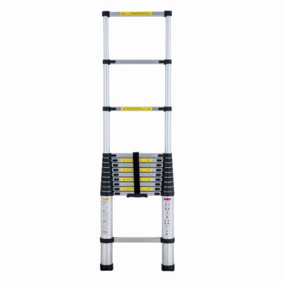 Scara telescopica din aluminiu MESTERINO TOOLS JL-101-3.8, 13 trepte, 3.8 metri, greutate maxima 150 kg