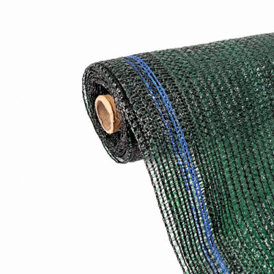 Plasa pentru umbrire, polietilena HDPE pura, MESTERINO 902025120, 2 m X 25 m, grad de umbrire 90%, densitate 120g/mp, verde inchis, protectie UV/IR - In lucru