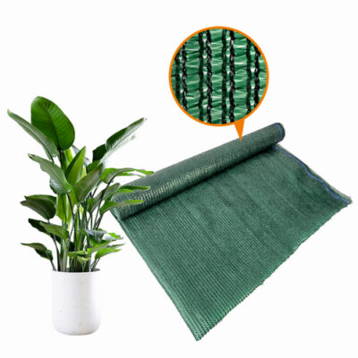 Plasa pentru umbrire, polietilena HDPE pura, MESTERINO 902025120, 2 m X 25 m, grad de umbrire 90%, densitate 120g/mp, verde inchis, protectie UV/IR - In lucru