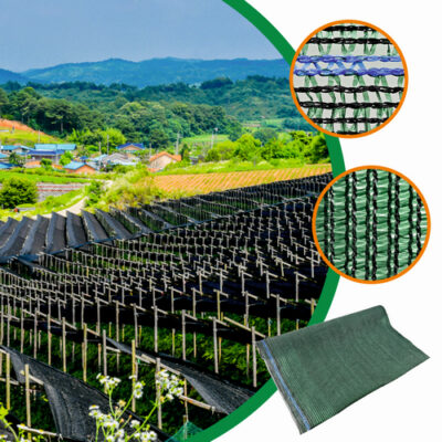 Plasa pentru umbrire, polietilena HDPE pura, MESTERINO 902025120, 2 m X 25 m, grad de umbrire 90%, densitate 120g/mp, verde inchis, protectie UV/IR - In lucru