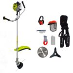 Motocoasa de umar pe benzina MESTERINO TOOLS NT-BC430A, motor in 2 timpi, 43cc, 2 CP, turatie maxima 10000 RPM, 10 accesorii - SimpleTools