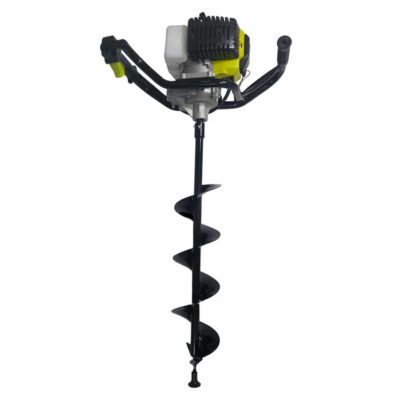 Motoburghiu pentru pamant MESTERINO TOOLS NT-GD520A + burghiu de 150 mm, motor in 2 timpi, 52cc, 2.3 CP, turatie maxima 10000 RPM - SimpleTools