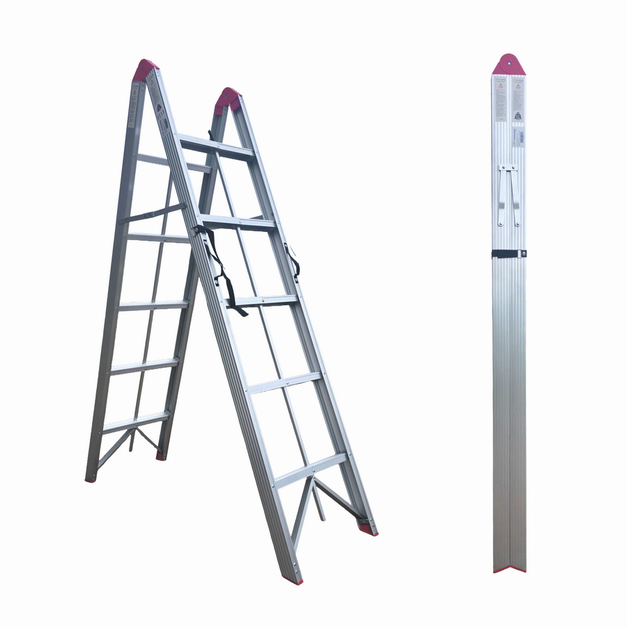 Scara pliabila ultracompacta din aluminiu MESTERINO TOOLS JL-308(2×5), 171x131x44 cm – SimpleTools Scara pliabila ultracompacta din aluminiu MESTERINO TOOLS JL-308(2x5), 171x131x44 cm - SimpleTools