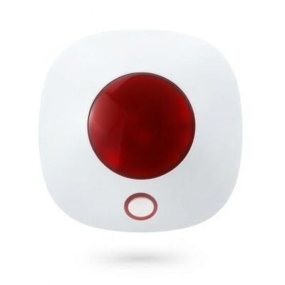 Sirena wireless ANNKE CGQ007, interior/exterior, 220V, accesoriu suplimentar sistem alarma A113, 120 dB, Flash LED, rezistenta la intemperii