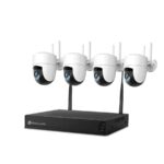 Sistem performant de supraveghere video ANNKE N58WHD+141DN*4, NVR 4 canale WiFi, 4 camere interior/exterior 3MP, Full HD, vedere nocturna IR, rezistent la intemperii - In lucru