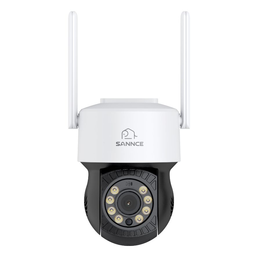 Camera performanta de supraveghere video SANNCE I51CM, de exterior, WiFi 5MP, Ultra HD/2k+, Pan & Tilt, comunicare audio bidirectionala, vedere nocturna IR, rezistenta la intemperii – In lucru Camera performanta de supraveghere video SANNCE I51CM, de exterior, WiFi 5MP, Ultra HD/2k+, Pan & Tilt, comunicare audio bidirectionala, vedere nocturna IR, rezistenta la intemperii - In lucru