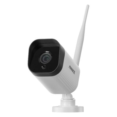 Sistem performant de supraveghere video WiFi ANNKE N48WHR+I71GK*8, NVR 8 canale, 8 camere tip Bullet interior/exterior 3MP, Super HD, vedere nocturna IR, audio, rezistent la intemperii - In lucru