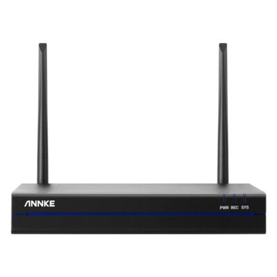 Sistem performant de supraveghere video WiFi ANNKE N48WHR+I71GK*8, NVR 8 canale, 8 camere tip Bullet interior/exterior 3MP, Super HD, vedere nocturna IR, audio, rezistent la intemperii - In lucru