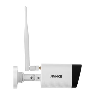 Sistem performant de supraveghere video WiFi ANNKE N48WHR+I71GK*8, NVR 8 canale, 8 camere tip Bullet interior/exterior 3MP, Super HD, vedere nocturna IR, audio, rezistent la intemperii - In lucru