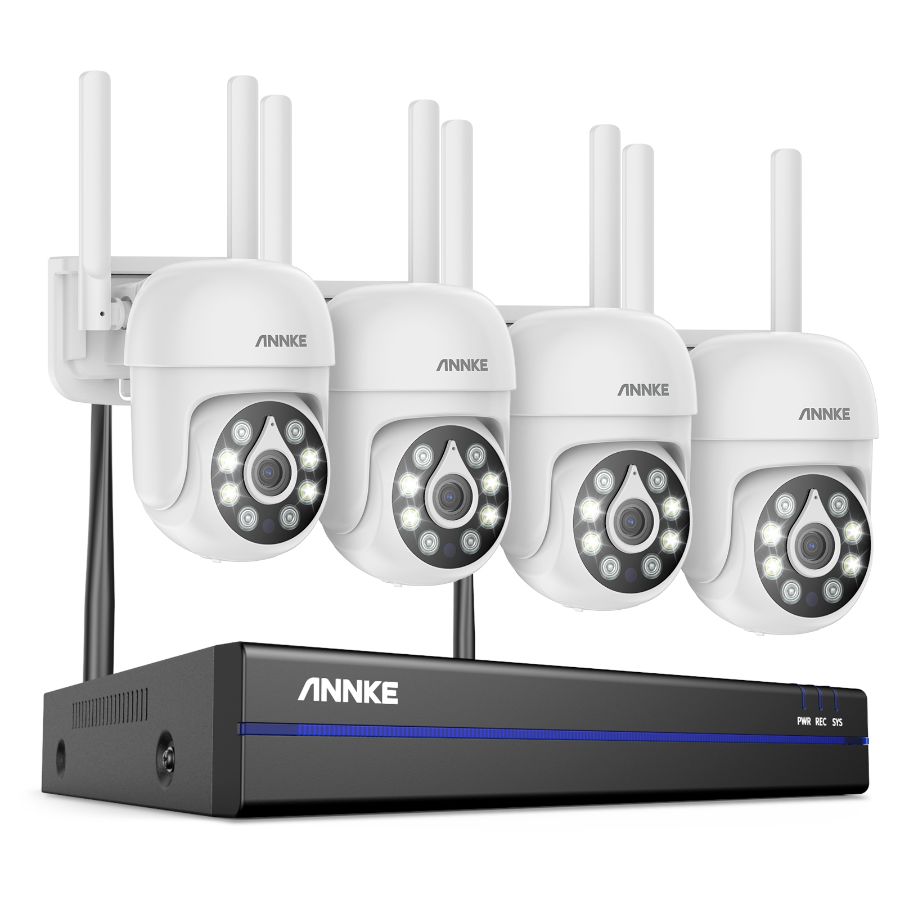 Sistem performant de supraveghere video WiFi ANNKE N98WHR+I51CP*4, NVR 8 canale, 4 camere tip Dome interior/exterior 5MP, Ultra HD/2k+, vedere nocturna IR, audio, rezistent la intemperii – In lucru Sistem performant de supraveghere video WiFi ANNKE N98WHR+I51CP*4, NVR 8 canale, 4 camere tip Dome interior/exterior 5MP, Ultra HD/2k+, vedere nocturna IR, audio, rezistent la intemperii - In lucru