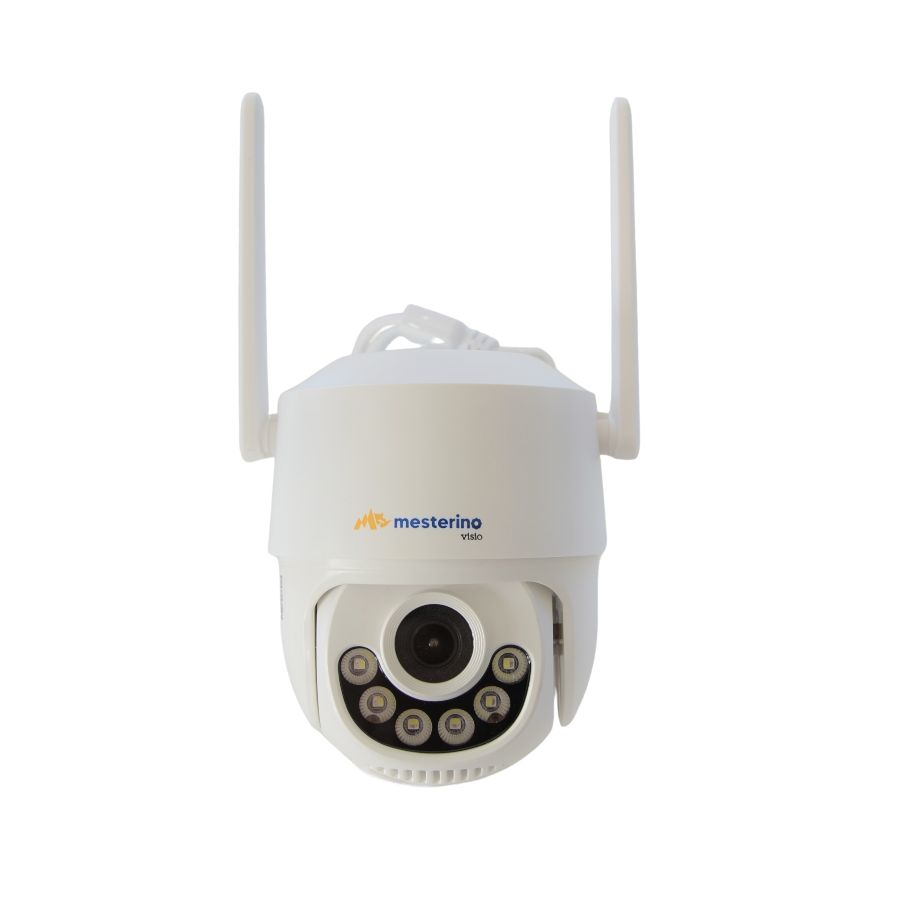 Camera de supraveghere WI-FI MESTERINO VISIO MT-IPE7383-WF, 3MP, senzor de miscare, PTZ, by ENSTER – In lucru Camera de supraveghere WI-FI MESTERINO VISIO MT-IPE7383-WF, 3MP, senzor de miscare, PTZ, by ENSTER - In lucru