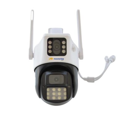 Camera de supraveghere WI-FI MESTERINO VISIO MT-IPE7403-WF, 3MP, doua camere, senzor de miscare, PTZ, by ENSTER