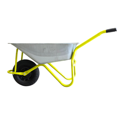 Roaba metalica 85 litri MESTERINO TOOLS MT-WB5009, din otel galvanizat, capacitate de incarcare 150kg, cu roata pneumatica 4.00-8 - SimpleTools