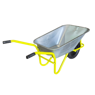 Roaba metalica 85 litri MESTERINO TOOLS MT-WB5009, din otel galvanizat, capacitate de incarcare 150kg, cu roata pneumatica 4.00-8 - SimpleTools