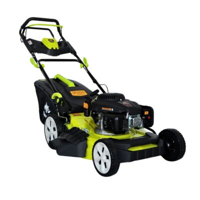 Masina tuns iarba/gazon autopropulsata MESTERINO BJXPM51-166, motor LONCIN 4 timpi, 4 cai, sasiu metal, latime taiere 51 cm, 8 nivele de taiere, sac colector 60 litri, evacuare lateral si mulcire