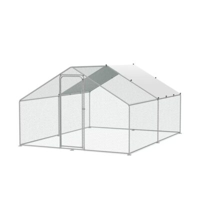 Cotet / tarc pentru pasari 3 x 4 x 2 m din otel galvanizat MESTERINO TOOLS MTGC-034
