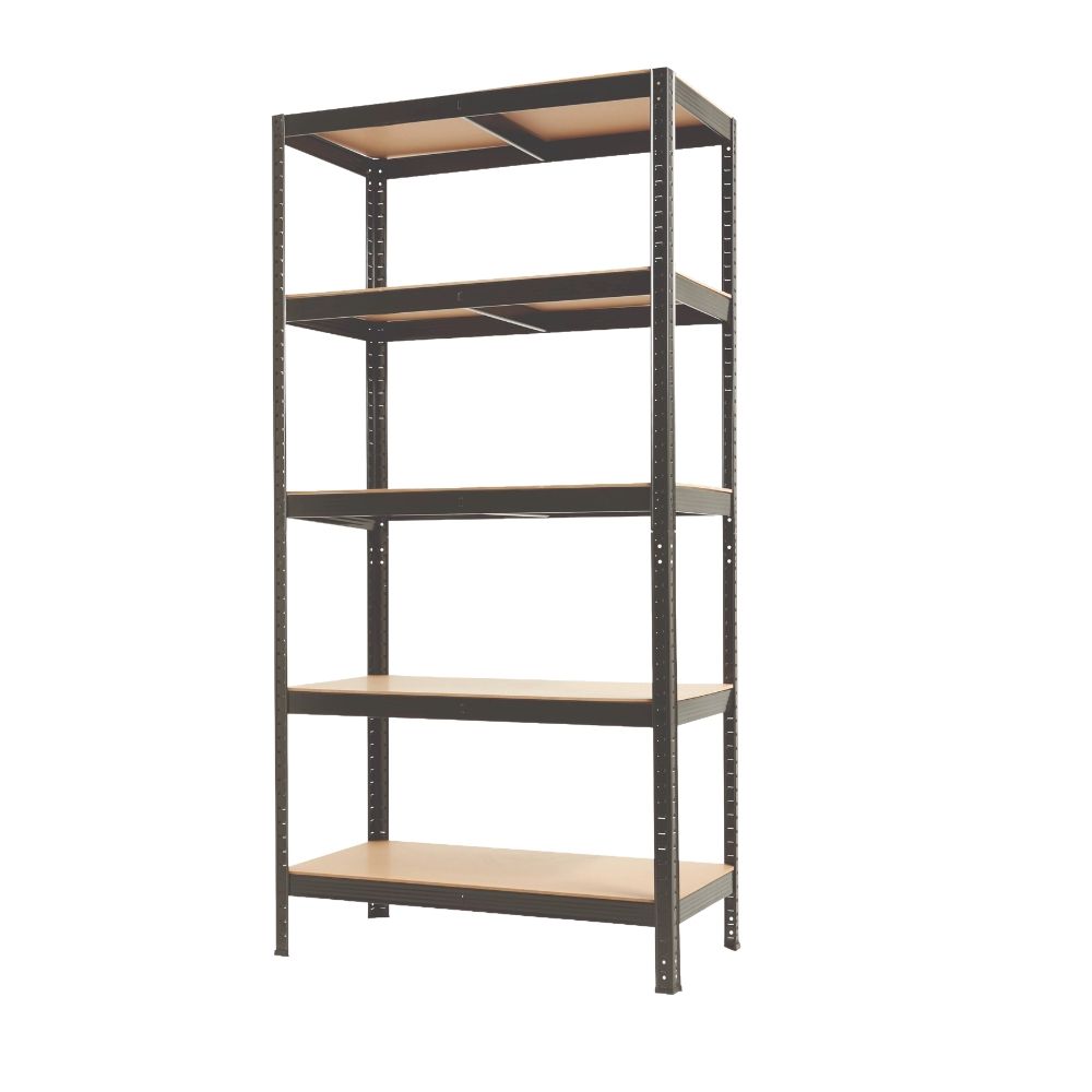 Raft cu 5 polite negru 265 kg / polita, 900 x 450 x 1800 mm, MESTERINO TOOLS MTTC-080A – Mobilier atelier Raft cu 5 polite negru 265 kg / polita, 900 x 450 x 1800 mm, MESTERINO TOOLS MTTC-080A - Mobilier atelier