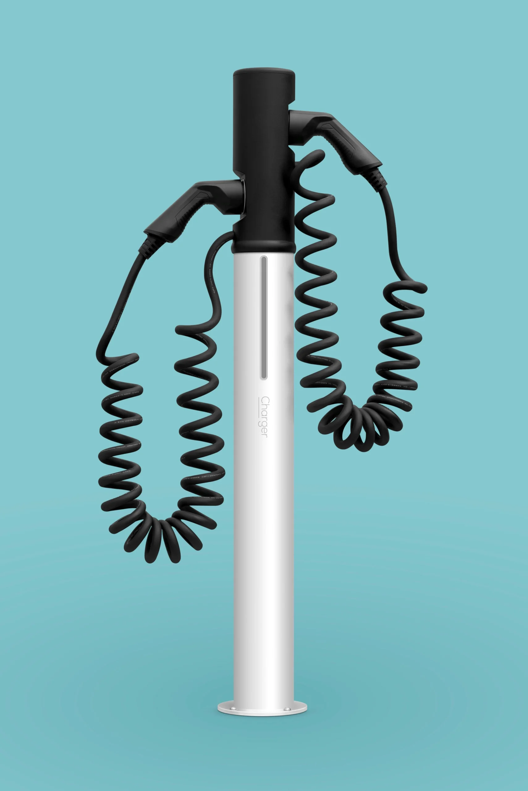 Statie incarcare electrica auto ASTREEA SmartCharger ACS1221, self standing, 2 prize de 22 kw, 2 cabluri spiralate incluse, versiunea 4 – In lucru Statie incarcare electrica auto ASTREEA SmartCharger ACS1221, self standing, 2 prize de 22 kw, 2 cabluri spiralate incluse, versiunea 4 - In lucru