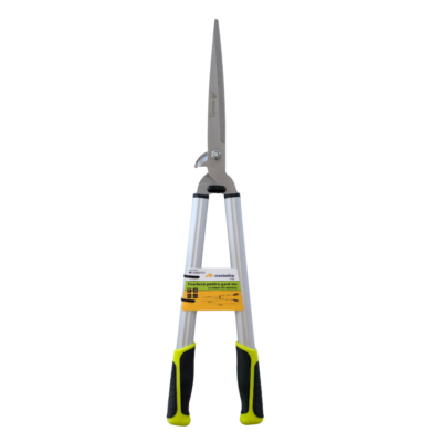 Foarfeca manuala pentru tuns gard viu MESTERINO TOOLS MT-0580132, lungime lame 30.5 cm, maner de aluminiu si cutite cromate