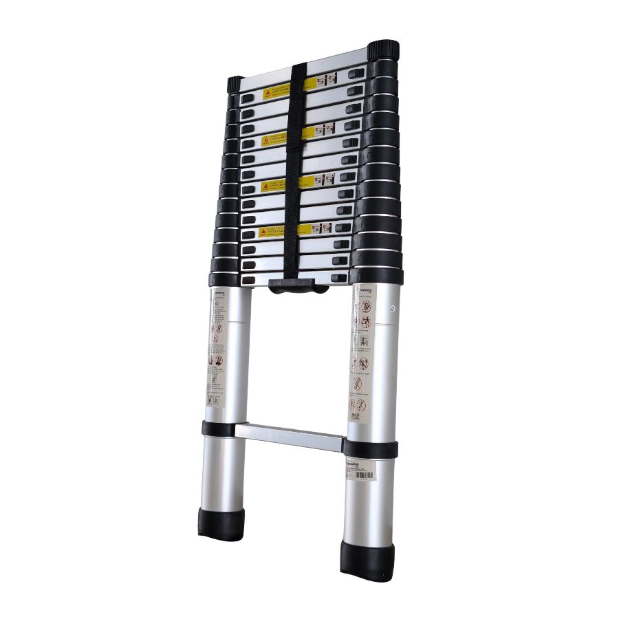 Scara telescopica din aluminiu MESTERINO TOOLS MTJL-101-4.4, 4.4 metri, 15 trepte, greutate maxima suportata 150 kg – Scari si schele Scara telescopica din aluminiu MESTERINO TOOLS MTJL-101-4.4, 4.4 metri, 15 trepte, greutate maxima suportata 150 kg - Scari si schele