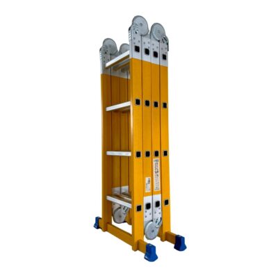 Scara multifunctionala din fibra de sticla MESTERINO TOOLS MTJL-404B, 4x4 trepte, 4.72 metri, greutate maxima suportata 150 kg