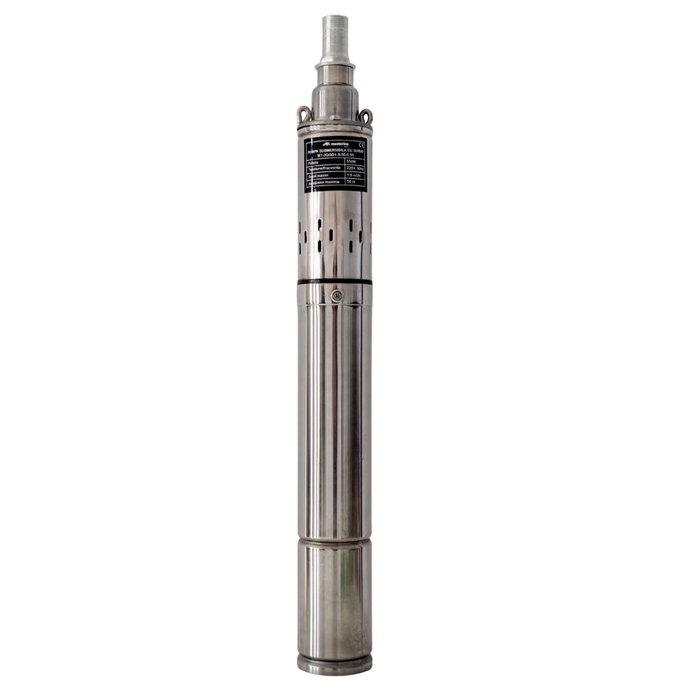 Pompa submersibila cu surub MESTERINO TOOLS MT-3QGD1.8-50-0.55, 550 W, debit maxim 1.8 m3/h, adancime maxima 50 m, cablu 15 m – Pompe apa Pompa submersibila cu surub MESTERINO TOOLS MT-3QGD1.8-50-0.55, 550 W, debit maxim 1.8 m3/h, adancime maxima 50 m, cablu 15 m - Pompe apa