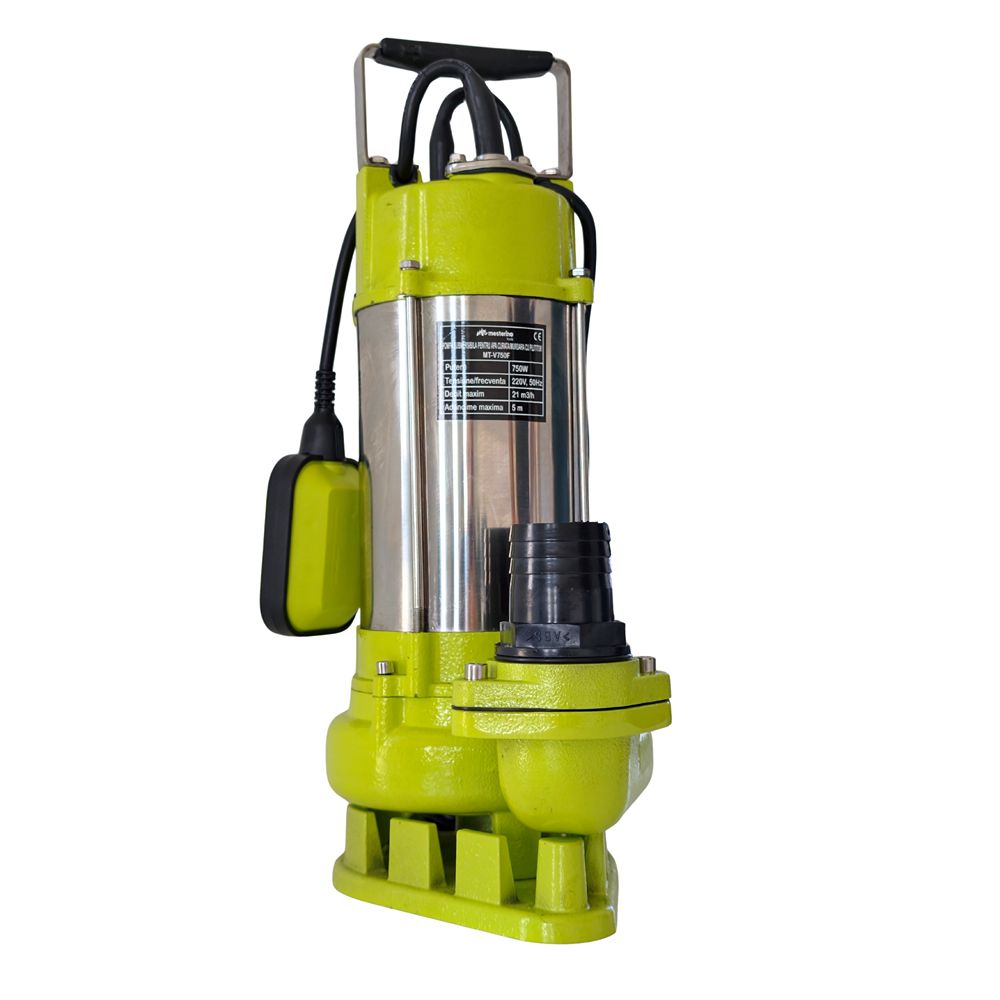 Pompa submersibila pentru apa curata/murdara cu plutitor MESTERINO TOOLS MT-V750F, 750 W, 21 m3/h, adancime maxima 5 m, cablu 10 m – Pompe apa Pompa submersibila pentru apa curata/murdara cu plutitor MESTERINO TOOLS MT-V750F, 750 W, 21 m3/h, adancime maxima 5 m, cablu 10 m - Pompe apa