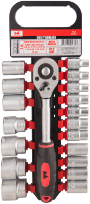 Set Chei Tubulare cu Antrenor 19 Piese [mm]: 8-32
