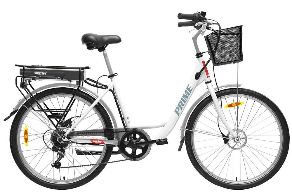 HECHT PRIME WHITE – Bicicleta electrică – Biciclete si trotinete electrice HECHT PRIME WHITE - Bicicleta electrică - Biciclete si trotinete electrice