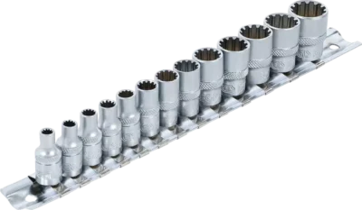 Set chei tubulare Gear Lock 4-14mm, antrenare 1/4", 13 piese, BGS 2150