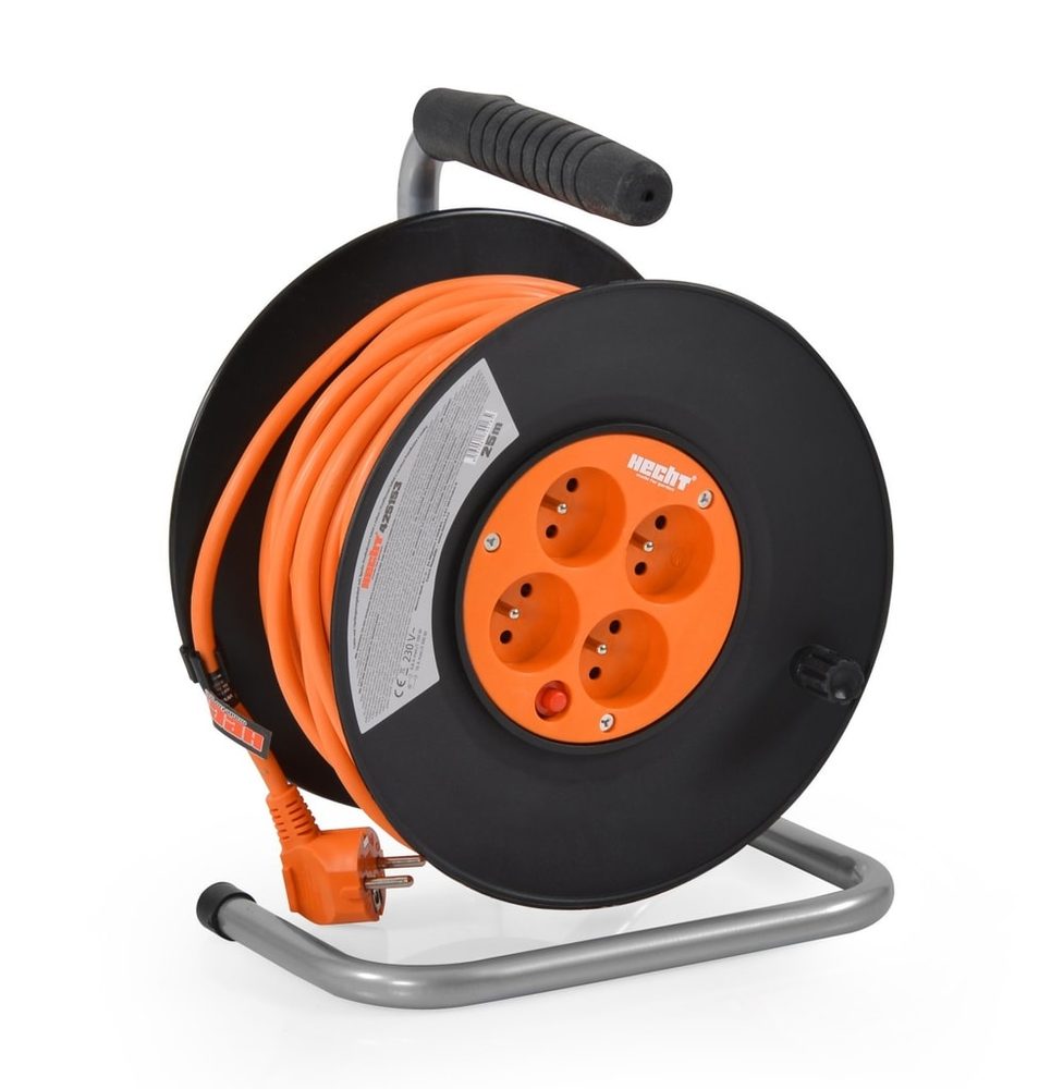 420153 – Cablu prelungitor 20m, rolă pe tambur cu 4 prize – Cabluri Electrice 420153 - Cablu prelungitor 20m, rolă pe tambur cu 4 prize - Cabluri Electrice