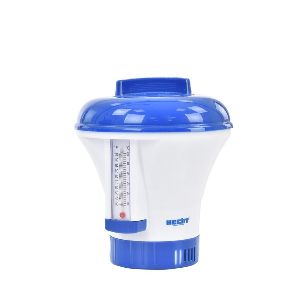 HECHT 060705 – Dozator plutitor pentru tablete, cu termometru – Piscine si accesorii HECHT 060705 - Dozator plutitor pentru tablete, cu termometru - Piscine si accesorii