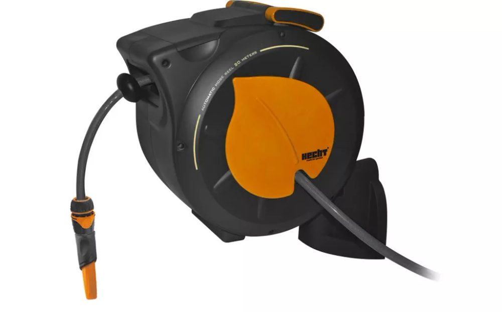 HECHT08666 – Tambur automat cu furtun de 20 m – Irigatii HECHT08666 - Tambur automat cu furtun de 20 m - Irigatii